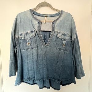 Free People Denim Shirt